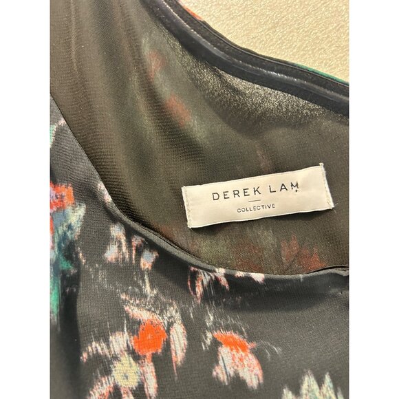 Derek Lam 10 Crosby Floral One shoulder Dress $450 Small - Picture 7 of 7